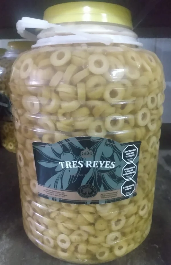 ACEITUNA VERDE RODAJAS X 4KG (UNIDAD)