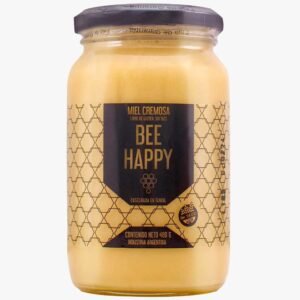 MIEL CREMOSA "BEE HAPPY" X 480GRS (VIDRIO)