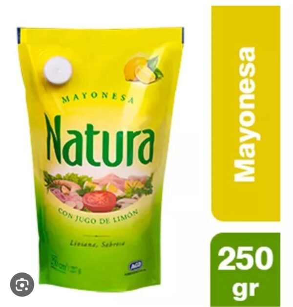 MAYONESA "NATURA" X 250GR. CAJA X 12UN. (SIN T.A.C.C.)