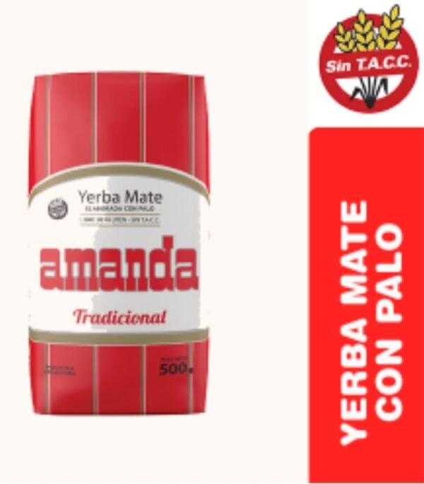 YERBA "AMANDA" TRADICIONAL X 500 10UN