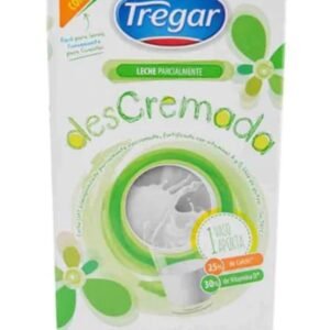 LECHE "TREGAR" DESCREMADA L.V X 1 LT X 12 UN.